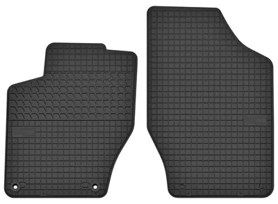 Image de Tapis avant en caoutchouc pour Citroen C4 I 2004-2010 (coupé/hayon) – 2 pièces, noirs, sur mesure