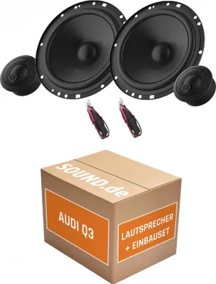 Produktbild von Lautsprecher Boxen Einbaupaket vorne JBL Stage2 64 passend für Audi Q3 8U | Set für zwei Türen 270W Belastbarkeit
