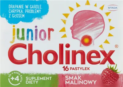 Produktbild von $ Cholinex Junior, Himbeergeschmack ab 4 Jahren, 16 Lutschtabletten