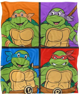 Produktbild von TMNT - Kacheln Decke, Seidig, Supersoft TV24869 (152 cm x 127 cm) (Bunt)