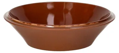 Obrázok produktu pre Pomax, miska na cestoviny, keramika, hnedá, priemer 21 cm, výška 6 cm