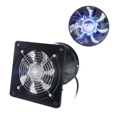 Produktbild von Abluftventilator 150mm Badlüfter Leiser 600m³/h Metall Wandventilator für Küche Badezimmer Garage Untergeschoss, Einbauventilatoren, Schwarz
