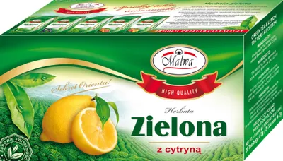 Produktbild von Grüner Tee mit Zitrone 20x2g / Malwa