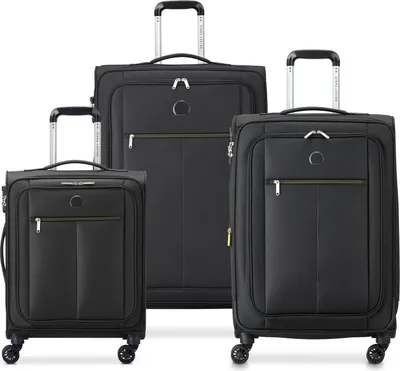 Produktbild von DELSEY PARIS Pin Up 6 Expandable 4DR Cabin Trolley L / M / S L Black schwarz 79cm