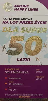 Produktbild von Karte „50. Geburtstag für Damen“ – YEKU