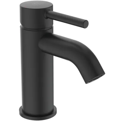 Produktbild von Ideal Standard Waschtischarmatur Ceraline Ausladung 100mm BC822XG Schwarz