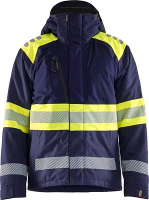 Produktbild von Blakläder High Vis Winterjacke 4480, Farbe:Marineblau/ High Vis Gelb, Größe:M