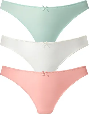 Produktbild von PETITE FLEUR String pfirsich+mint+creme Größe 40/42