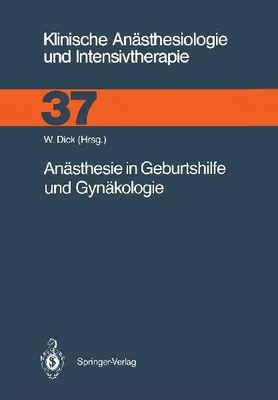 Produktbild von Anästhesie in Geburtshilfe und Gynäkologie