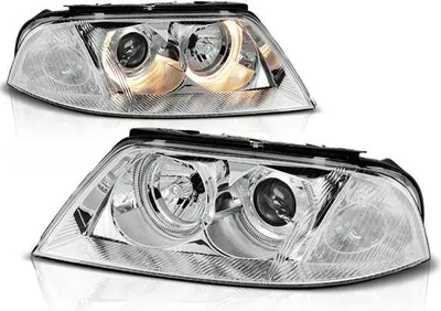Obrázok produktu pre Dizajn Angel Eyes svetlomety pre VW Passat 3BG 00-05 chróm