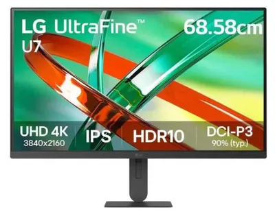 Obrázek produktu pro LG 27U710B-B, 68,6 cm (27"), 3840 x 2160 px, 4K Ultra HD, LCD, 5 ms, Černá