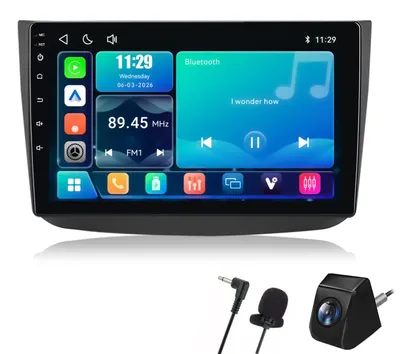 Immagine prodotto di Autoradio per Mercedes-Benz Vito Viano W639 dal 2003 al 2015, con CarPlay e Android Auto wireless, DSP, telecamera posteriore inclusa e microfono, display Linux da 10 pollici