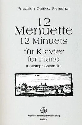 Produktbild von 12 Menuettefür klavier