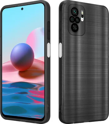 Produktbild von Cadorabo Hülle für Xiaomi RedMi NOTE 10 4G / RedMi NOTE 10S Schutz Hülle in Schwarz Handyhülle TPU Silikon Etui Case