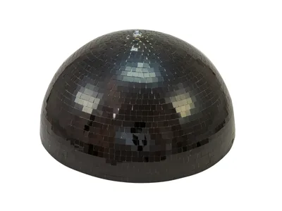 Produktbild von EUROLITE Spiegel-Halbkugel 40cm schwarz motorisiert (50102124)