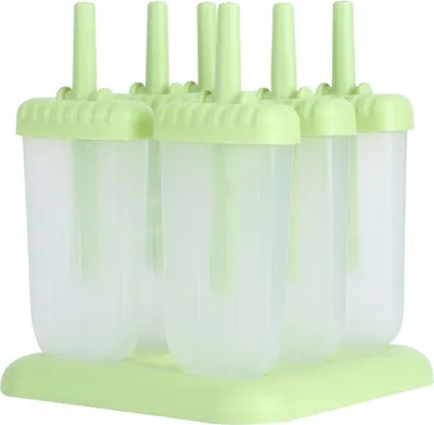 Produktbild von 6 wiederverwendbare Eisformen für den Haushalt, DIY-Formenwerkzeug, Küchenzubehör, Grün