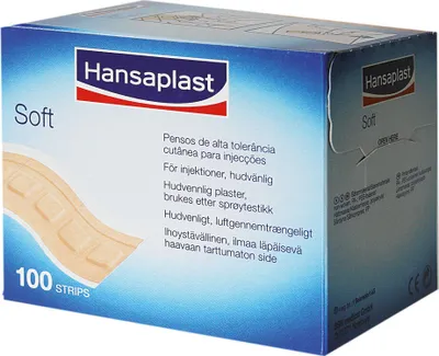 Produktbild von Hansaplast Soft Injektionspflaster 1,9x4 cm 100 St