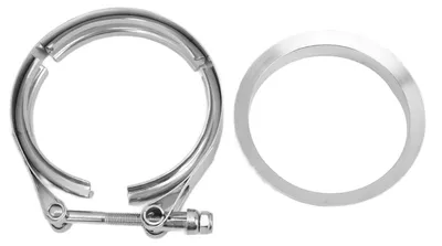 Image de Collier de serrage en acier inoxydable pour bride de tuyau de descente d'échappement de 4 pouces – Pièce de rechange pour S400, S480, S463, S467, SXE, SX et T4
