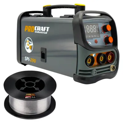 Produktbild von Procraft SPI-290 Kombi Inverter Schweißgerät 3,8 kW Co Flux MMA TIG Lift + Fülldraht