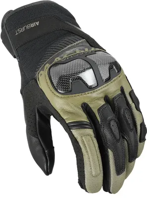 Image de Gants de moto Macna Trekon, vert/noir, taille M