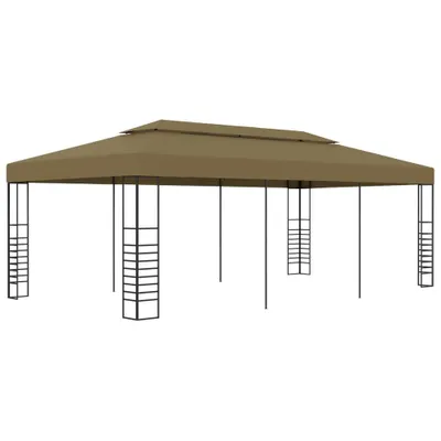 Immagine prodotto di Gazebo da giardino 6x3x2,7 m Taupe 180 g/m²