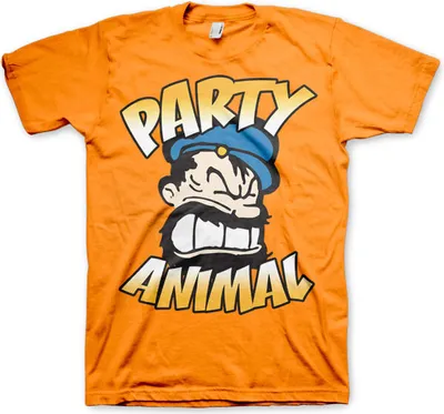 Produktbild von Brutos - Party Animal T-Shirt - Large - Orange