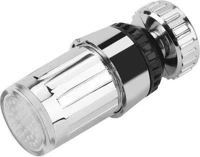 Obrázek produktu pro 360° sprchová hlavice s LED osvětlením a náhradními díly pro sprchové armatury.