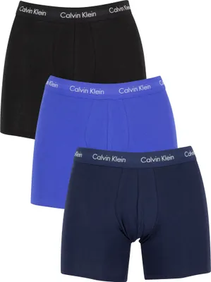 Produktbild von Calvin Klein Herren 3er-Pack aus Baumwoll-Stretch-Boxershorts, Blau S