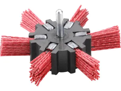 Obrázek produktu pro Rotační kartáč Extol Craft (17060) pro kruhové leštění, Ø 100 mm, nylon, hřídel 6 mm