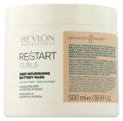 Zdjęcie produktu dla Revlon Professional Restart Curls Deep Nourishing Buttery Mask odżywcza maska do włosów kręconych 500 ml