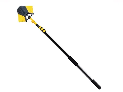 Produktbild von Neustanlo | Eckbesen 2.0 | Länge: 400 cm | mit intuitiven Schnellspannsystem und ergonomischen Handgriffen | ideal zur Pflege von Haus und Garten