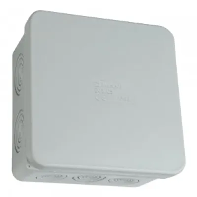Obrázek produktu pro Rozbočovací krabice 94x94x40 10+2 Rozbočovací krabice pro povrchovou montáž IP65 Rozbočovací krabice 005.CS M-L 0967