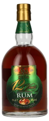 Produktbild von XM SPECIAL 12 Years Old Finest Caribbean Rum 40% Vol. 0,7l