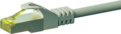 Produktbild von RJ45 Netzwerkkabel S/FTP (PiMF), mit CAT 7 Rohkabel, Grau, 5m