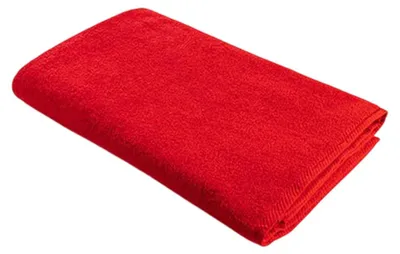 Image de ARTG - Serviette de bain, avec bordure LT2334 (taille unique) (rouge feu)
