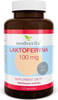 Image de Medverita Lactoferrine 100 mg 120 gélules