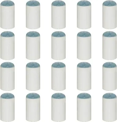 Immagine prodotto di Set di puntali per stecche da biliardo (pool) da 13 mm con vite, per sostituzione e riparazione