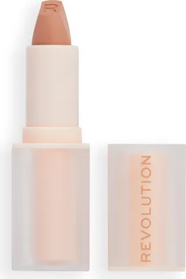 Produktbild von Makeup Revolution, Lasting Kiss, cremefarbener Lippenstift, Lover Nude, 3,2 g