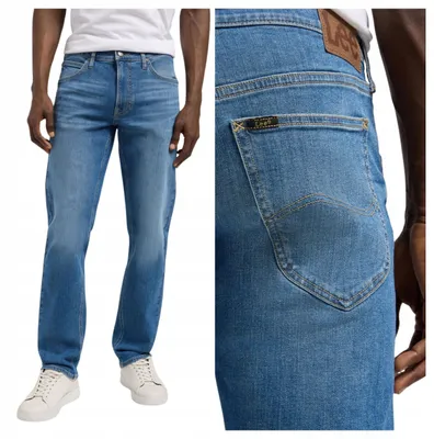 Produktbild von Lee | Daren Zip Fly Straight Jeans Herrenhose Blau W36 L30