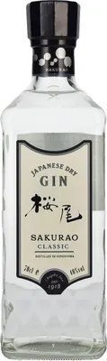 Image de Sakurao Japanese Dry Gin CLASSIC 40% Vol. 0,7l