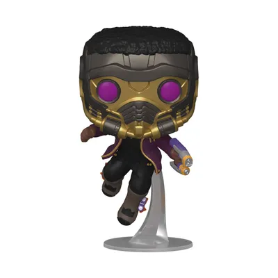 Immagine prodotto di Funko What If...? Figura in vinile POP! Marvel T'Challa Star-Lord 9 cm FK55812