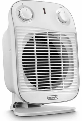 Productafbeelding van De'Longhi HFS50A20.WH, Elektrische keramische verwarming met ventilator, IP21, Voor gebruik binnenshuis, Vloermodel, Wit, 2000 W