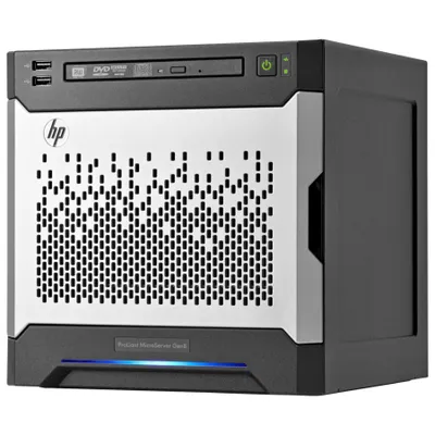 Produktbild von HPE ProLiant Microserver Gen8, 3,4 GHz, i3-3240, 4 GB, DDR3-SDRAM, 1 TB, Ultra Micro Tower