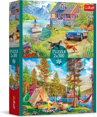 Image de Trefl TREFL Puzzle set Summertime relax, 2x500 pcs