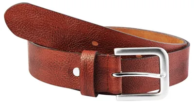 Produktbild von Leonardo Verrelli Herren Gürtel LV0046 90 cm - 140 cm (Bundweite) in braun aus 100% Echtleder, kürzbar, Herrengürtel