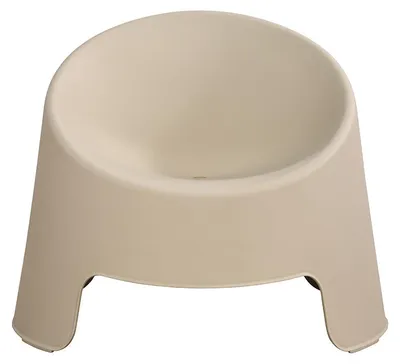 Image de Fauteuil de jardin en résine beige BARBARA