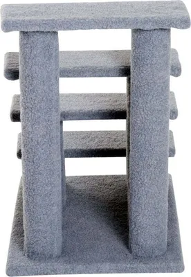 Obrázok produktu pre Pawhut PawHut schody pre zvieratá, schody pre mačky, schody pre psov, schody pre mačky a psy, 4 stupne, béžová farba, 63,5 x 43 x 60 cm D30-006