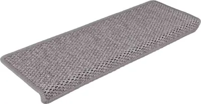 Immagine prodotto di Tappeti Autoadesivi Scale Aspetto Sisal 30 pz 65x21x4cm Argento