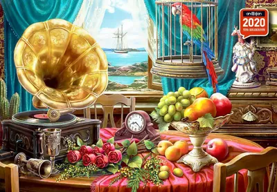 Obrázek produktu pro ANATOLIC puzzle zti s ovocem a gramofonem 1000 dlk