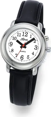 Produktbild von Atlanta  Sprechende Armbanduhr, Quartz, Band Lederoptik; 8916-19